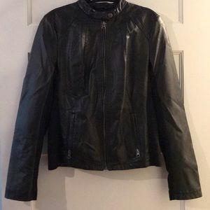 Black leather jacket!